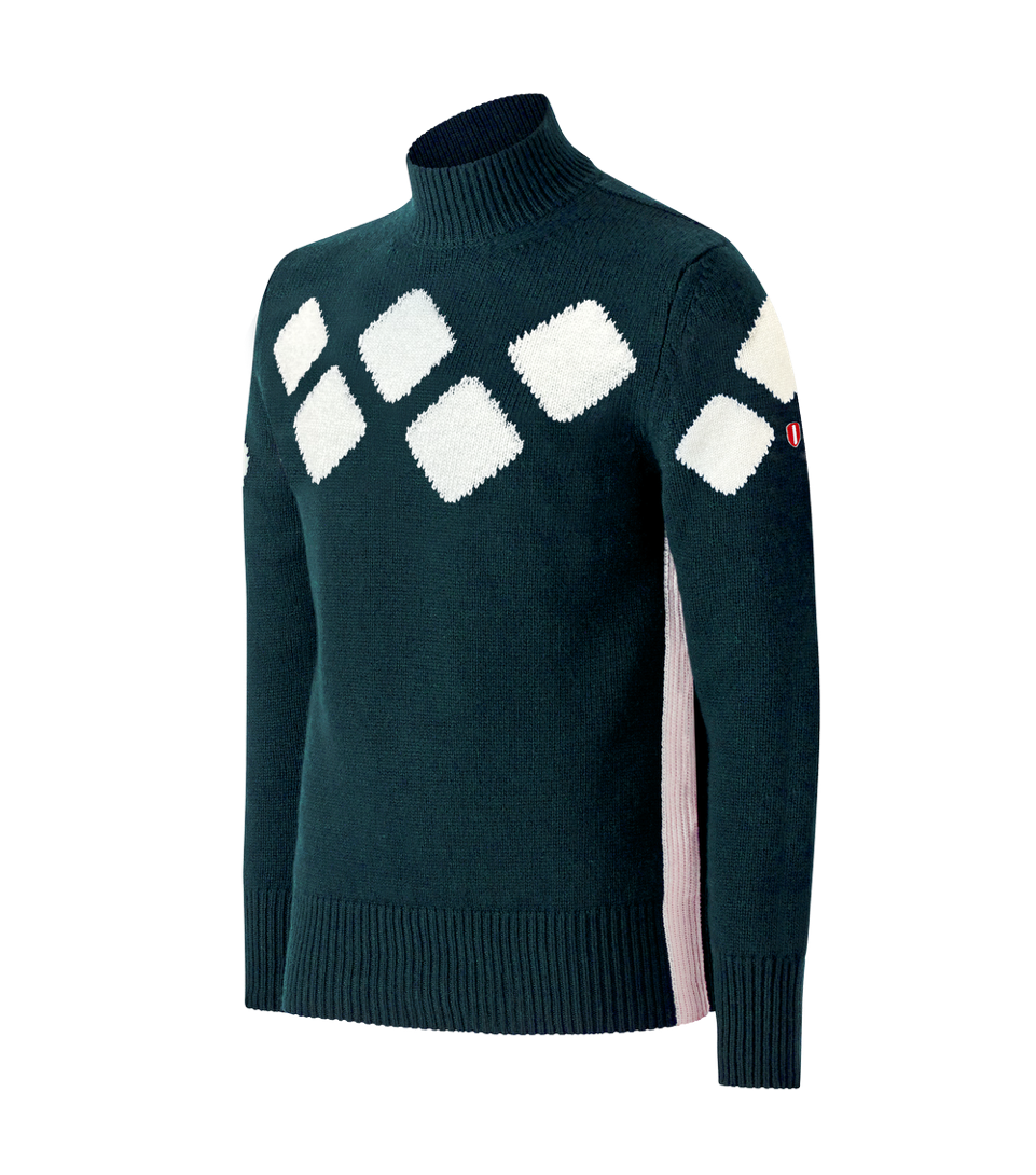 EIRE TURTLE NECK </p>Deep green