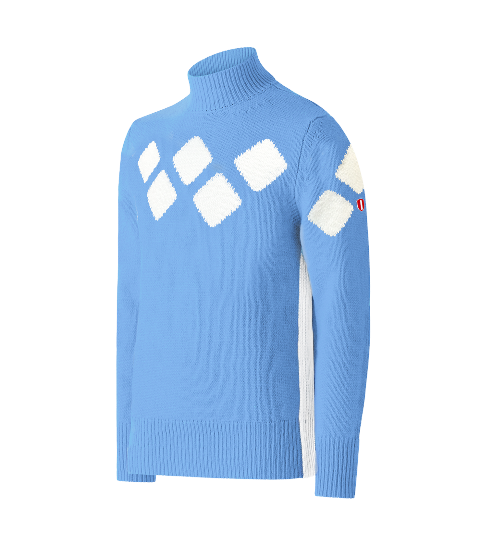 EIRE TURTLE NECK </p>Ice blue