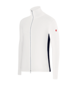 Coro Zip Front Knitted Jacket Ice White by Coxmoore