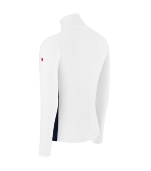 Coro Zip Front Knitted Jacket Ice White by Coxmoore