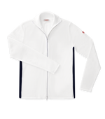 Coro Zip Front Knitted Jacket Ice White by Coxmoore