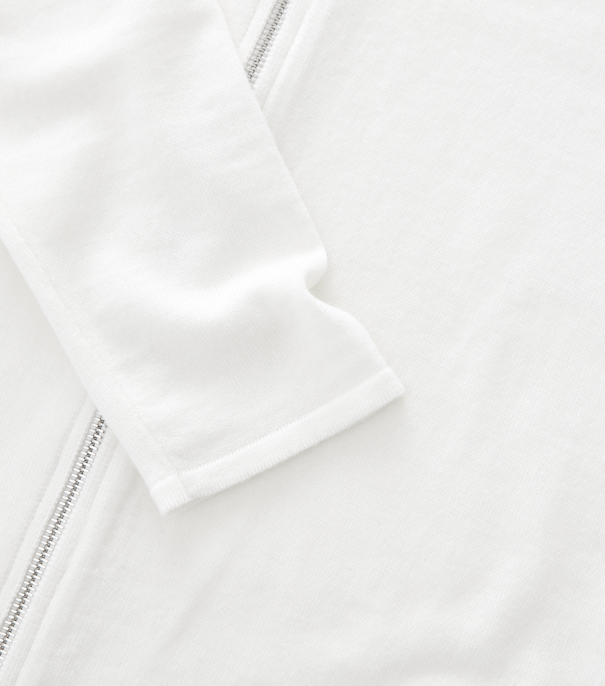Coro Zip Front Knitted Jacket Ice White by Coxmoore