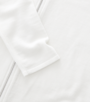 Coro Zip Front Knitted Jacket Ice White by Coxmoore