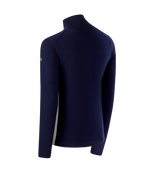 Coro Zip Front Knitted Merino Night Blue by Coxmoore