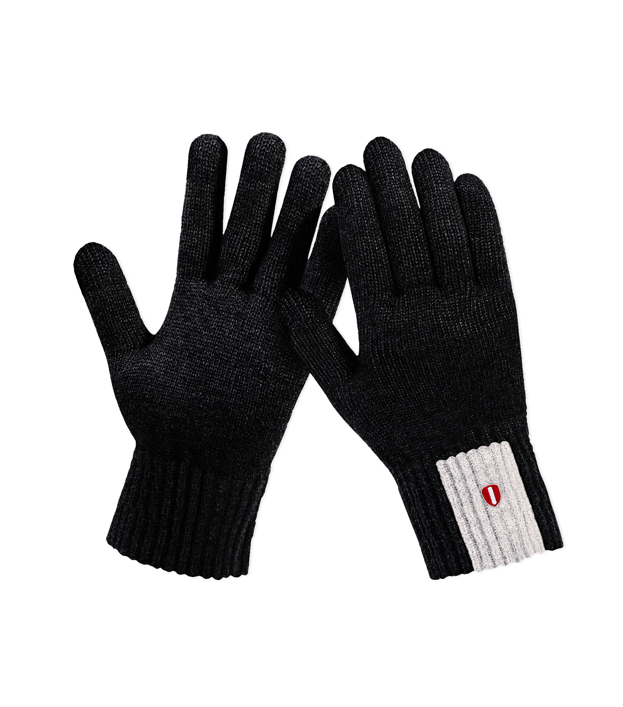 Mistral Glove Fine Merino Jet Black Coxmoore