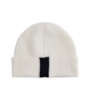 Yas Knit Hat New Wool White Blue CoxMoore